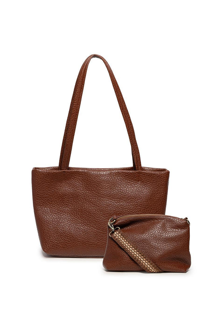 WALNUT SAWYER 2 IN 1 TOTE WITH GUITAR STRAP