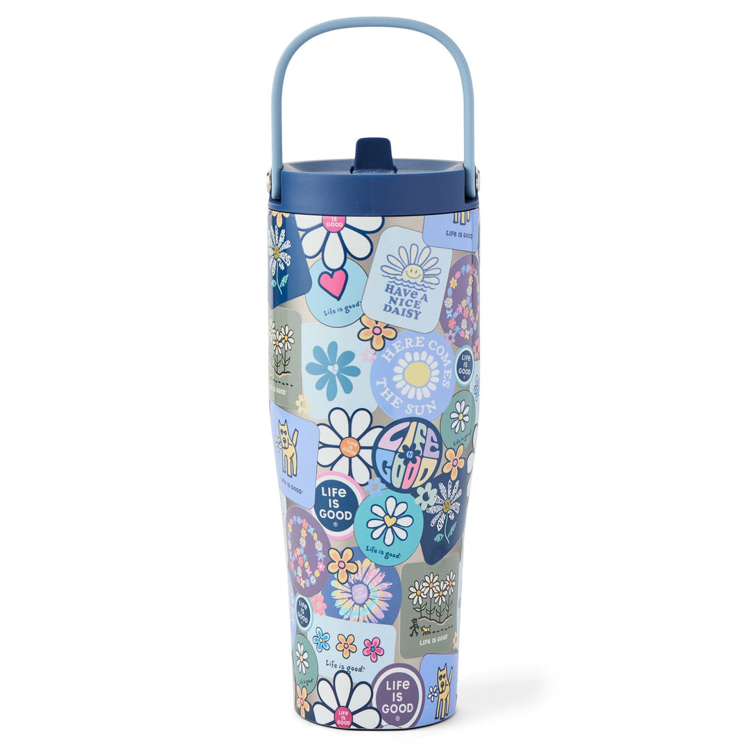 STICKER COLLAGE 30 OZ STAINLESS CORKCICLE GO CUP XL