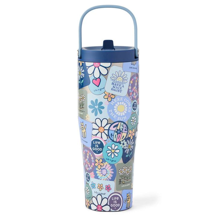 STICKER COLLAGE 30 OZ STAINLESS CORKCICLE GO CUP XL