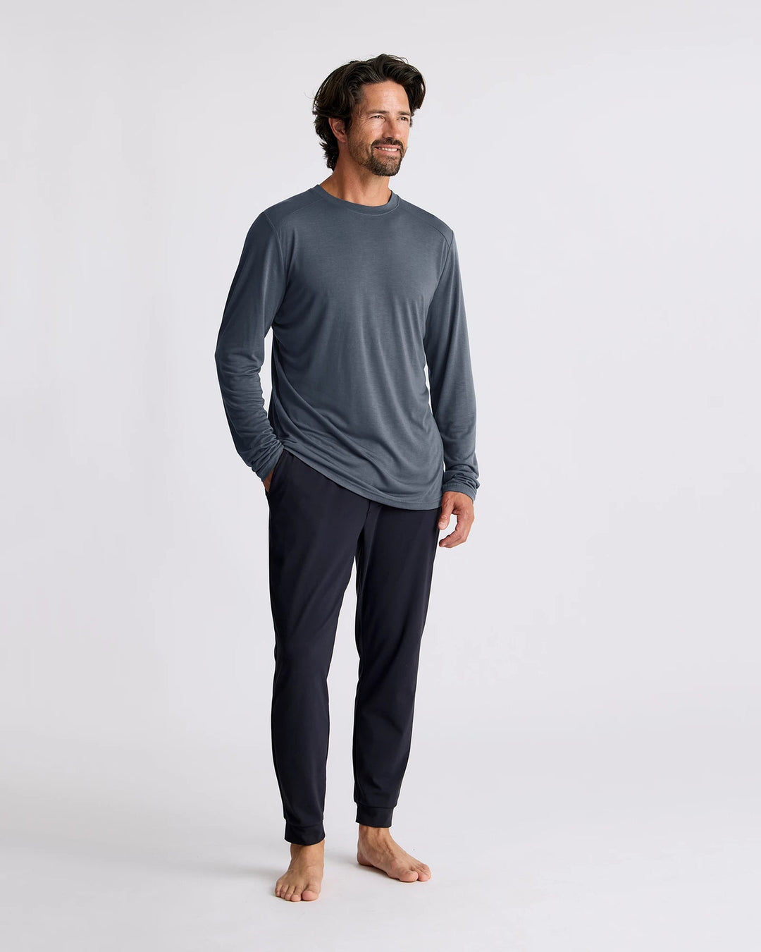MEN'S STORM CLOUD BAMBOO LIGHWEIGHT LONG SLEEVE
