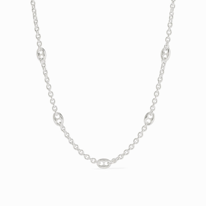 LAGUNA SILVER DELICATE STATION NECKLACE