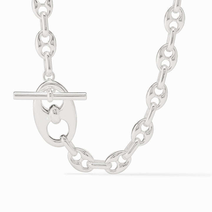 LAGUNA SILVER DEMI LINK NECKLACE
