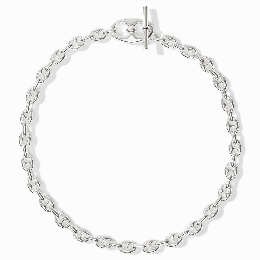 LAGUNA SILVER DEMI LINK NECKLACE