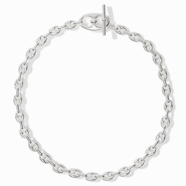 LAGUNA SILVER DEMI LINK NECKLACE