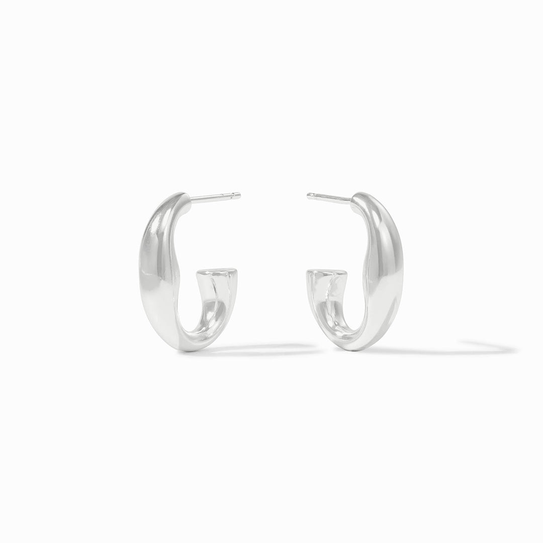 LAGUNA SMALL SILVER HOOP EARRINGS