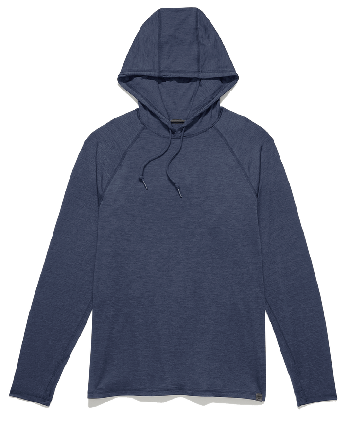 MEN'S NAVY HEATHER VICTORY PERFORMANCE HOODIE