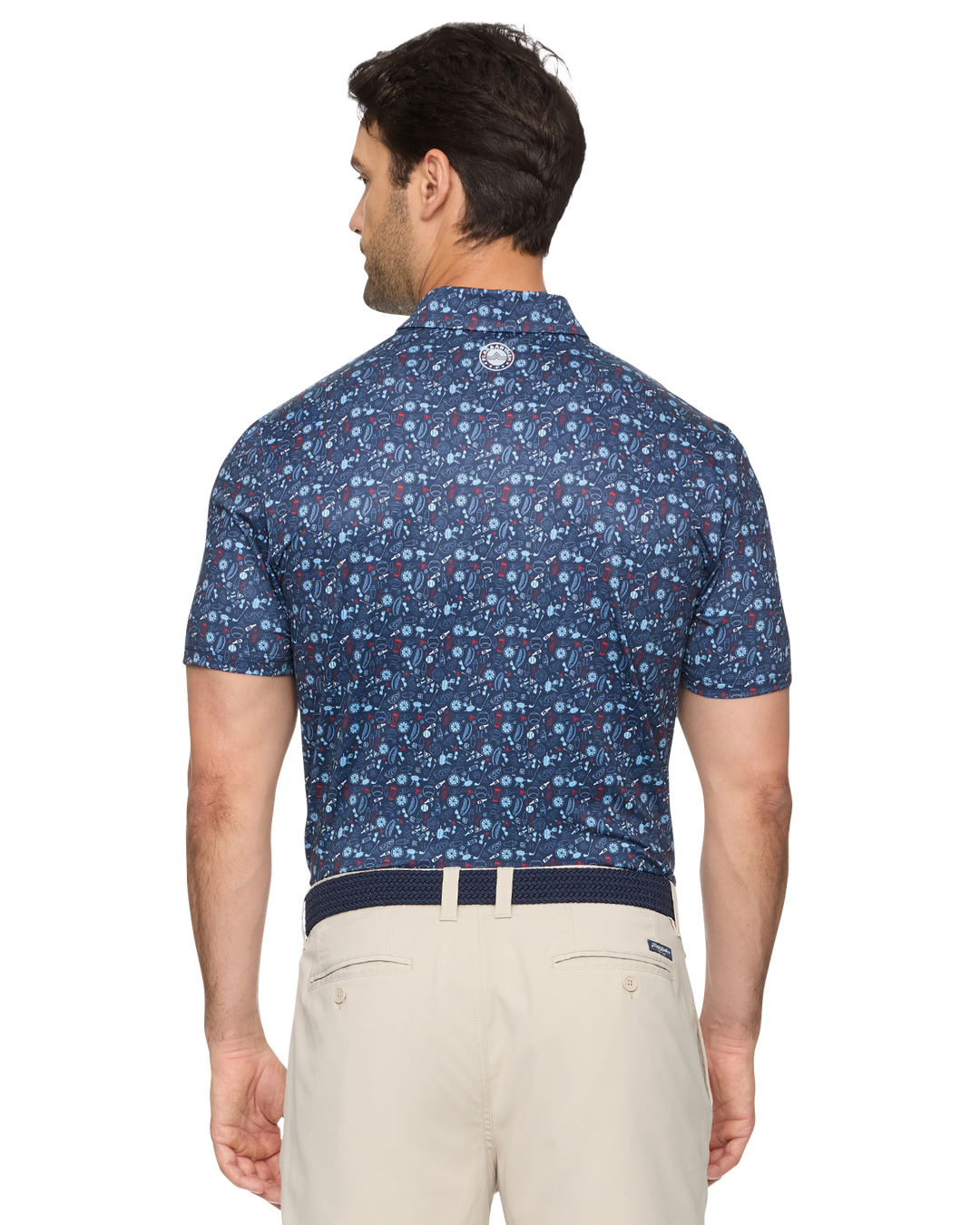 MEN'S NAVY COMBO MVP POLO