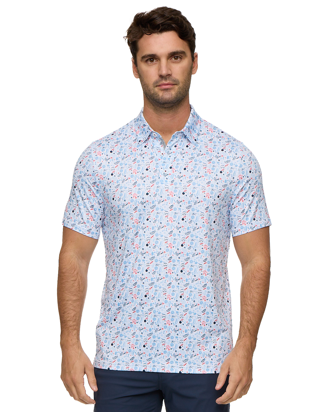 MEN'S CHESTER AMERICANA SUMMER BBQ PERFORMANCE POLO
