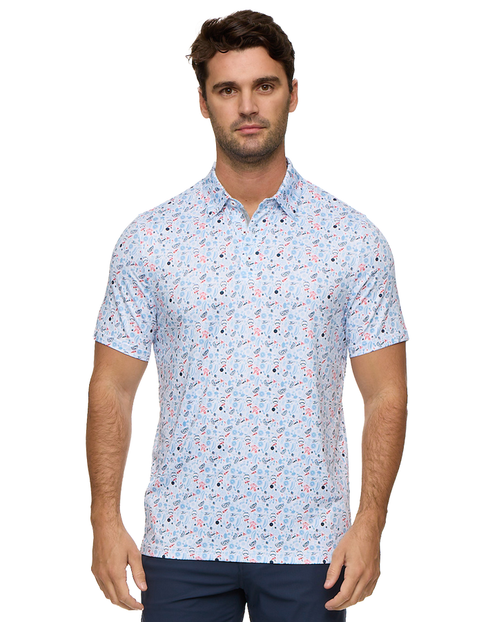 MEN'S CHESTER AMERICANA SUMMER BBQ PERFORMANCE POLO