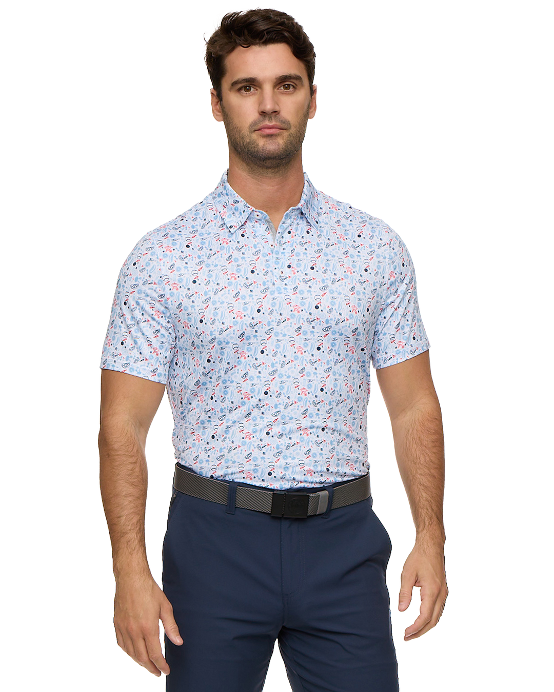 MEN'S CHESTER AMERICANA SUMMER BBQ PERFORMANCE POLO
