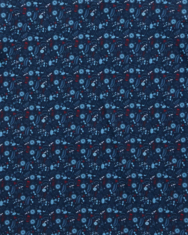 MEN'S NAVY COMBO MVP POLO