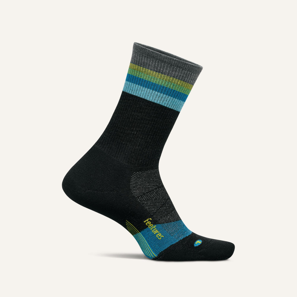 LUMINOUS BLACK MERINO MAX CUSHION MINI CREW