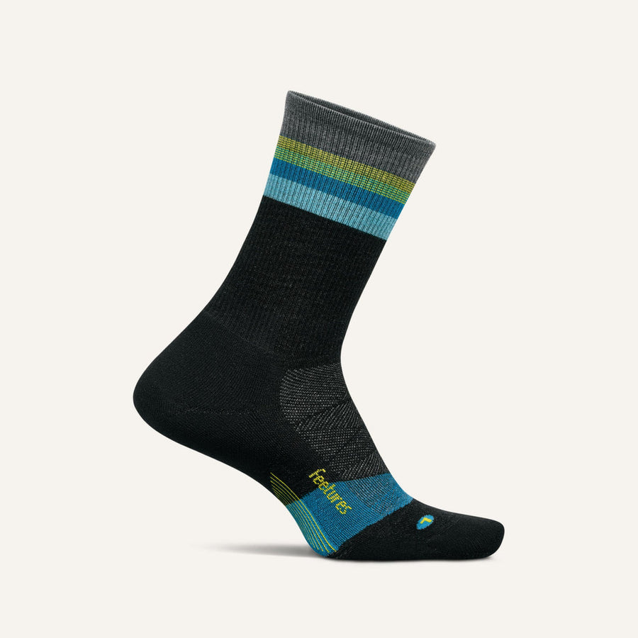 LUMINOUS BLACK MERINO MAX CUSHION MINI CREW
