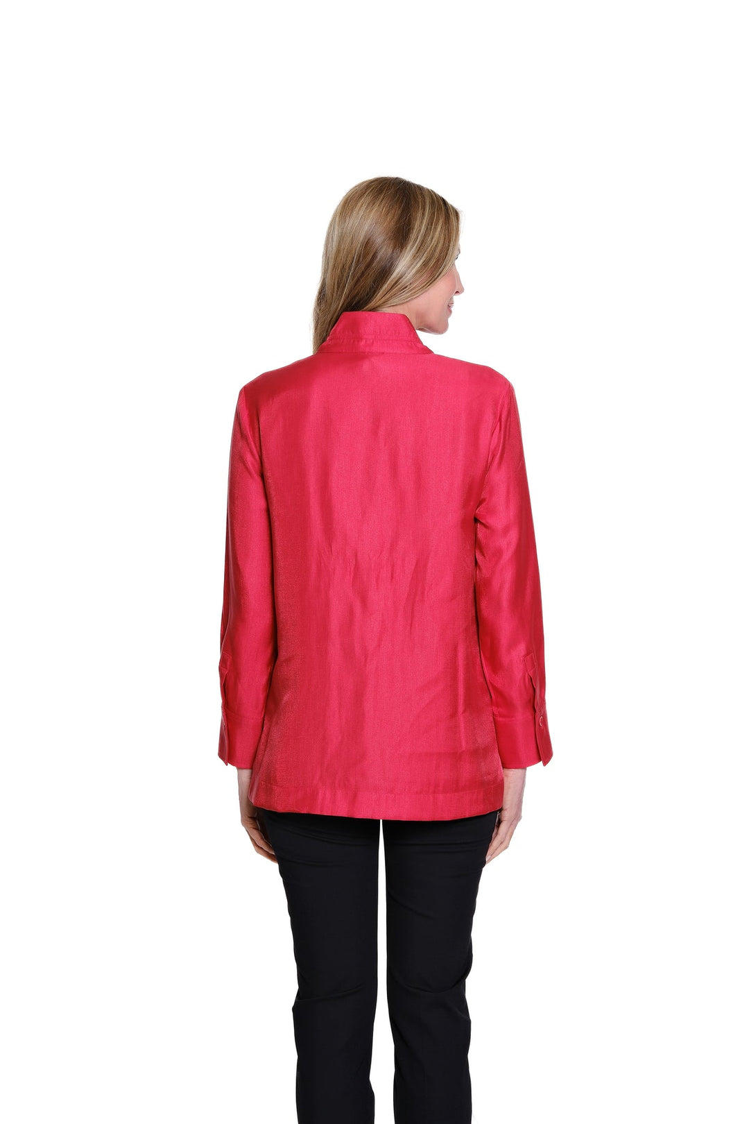 ROYAL BIG BUTTON TURN CUFF JACKET BLOUSE