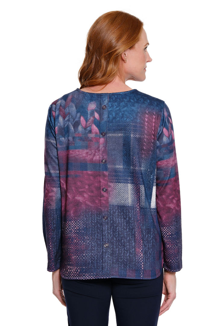STACIA MULTI COLOR KNIT TOP