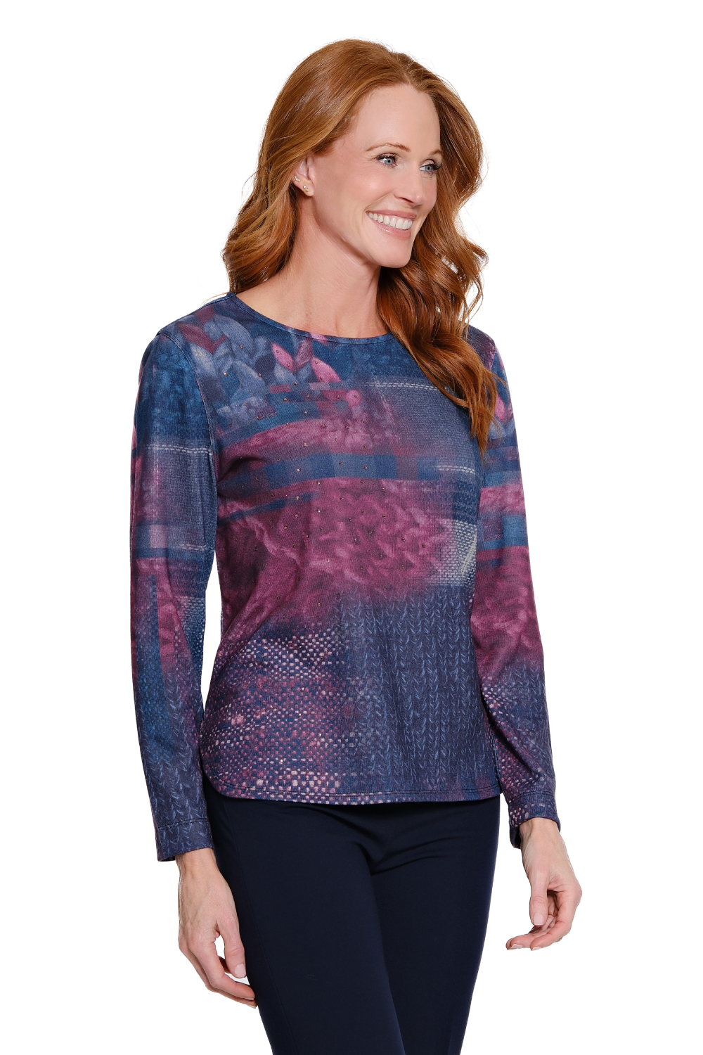 STACIA MULTI COLOR KNIT TOP