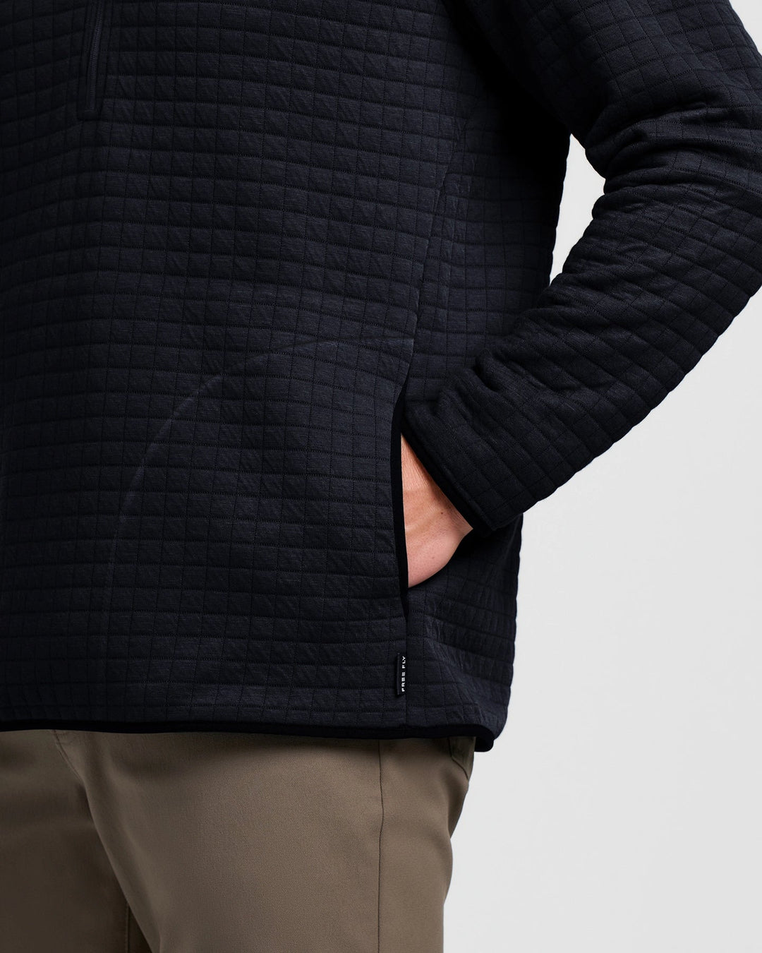 MEN'S BLACK DOWNVALLEY QUARTER ZIP