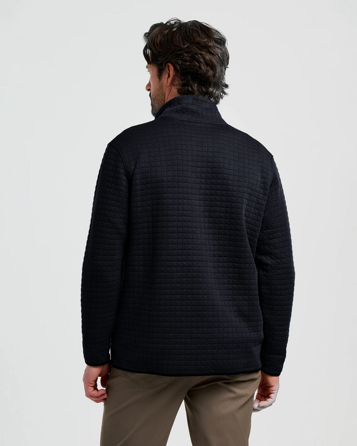 MEN'S BLACK DOWNVALLEY QUARTER ZIP