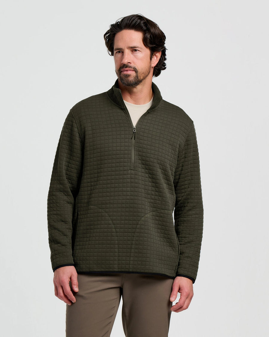 MEN'S DARK FOREST  DOWNVALLEY QUARTER ZIP
