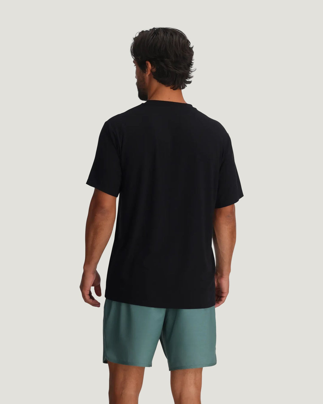 MEN'S BLACK FLEX POCKET TEE