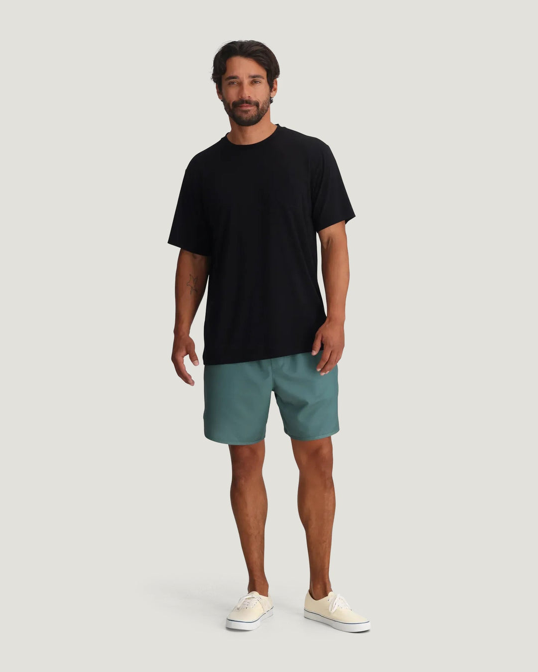 MEN'S BLACK FLEX POCKET TEE