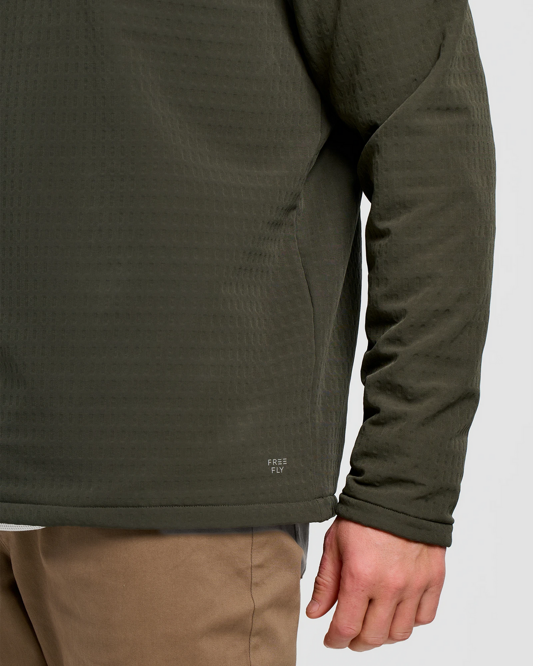 MEN'S DARK FOREST GRIDBACK FLEECE SNAP PULLOVER