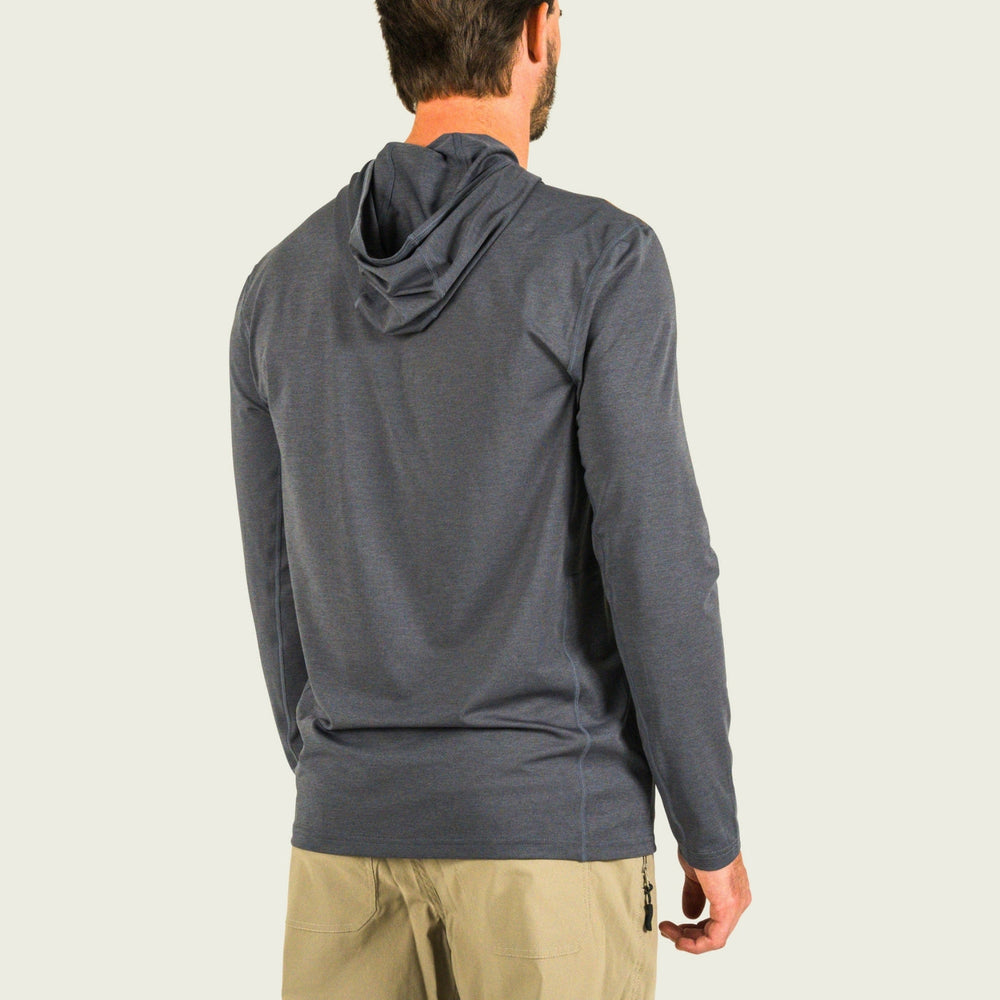 MEN'S CHARCOAL HEATHER HIGH NOON TECH HOODIE

