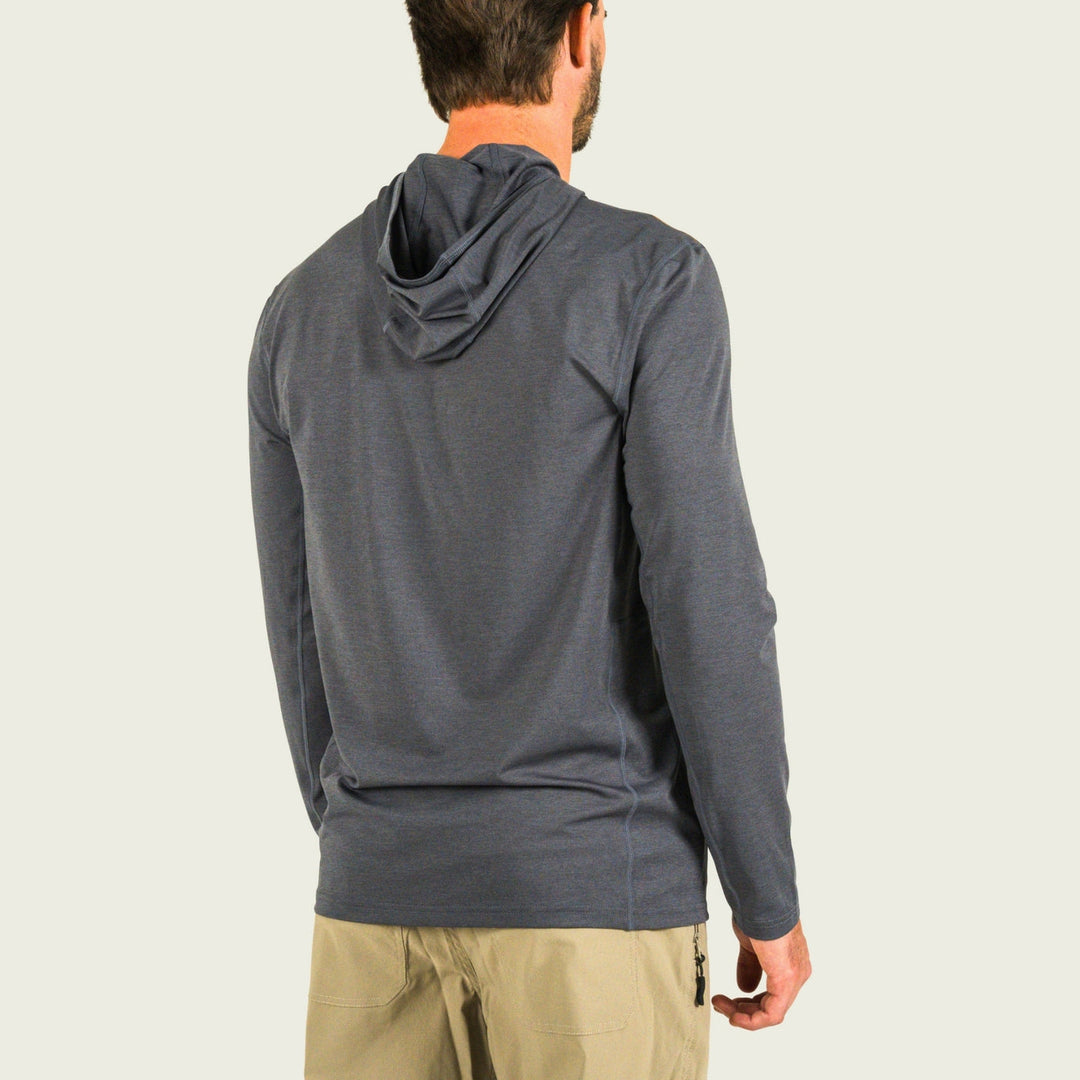 MEN'S CHARCOAL HEATHER HIGH NOON TECH HOODIE
