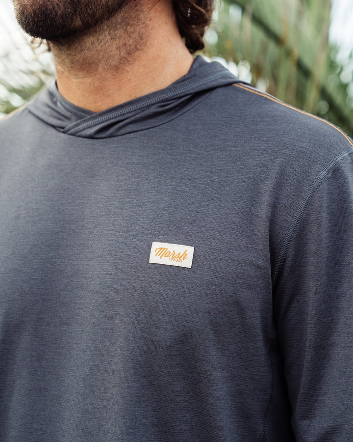 MEN'S CHARCOAL HEATHER HIGH NOON TECH HOODIE