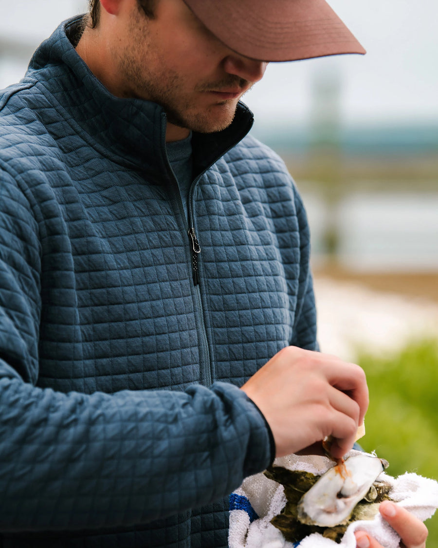 MEN'S STORM CLOUD DOWNVALLEY QUARTER ZIP
