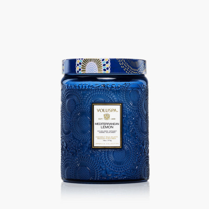 MEDITERRANEAN LEMON LARGE 18oz JAR CANDLE