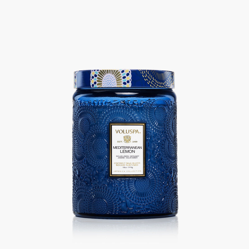 MEDITERRANEAN LEMON LARGE 18oz JAR CANDLE
