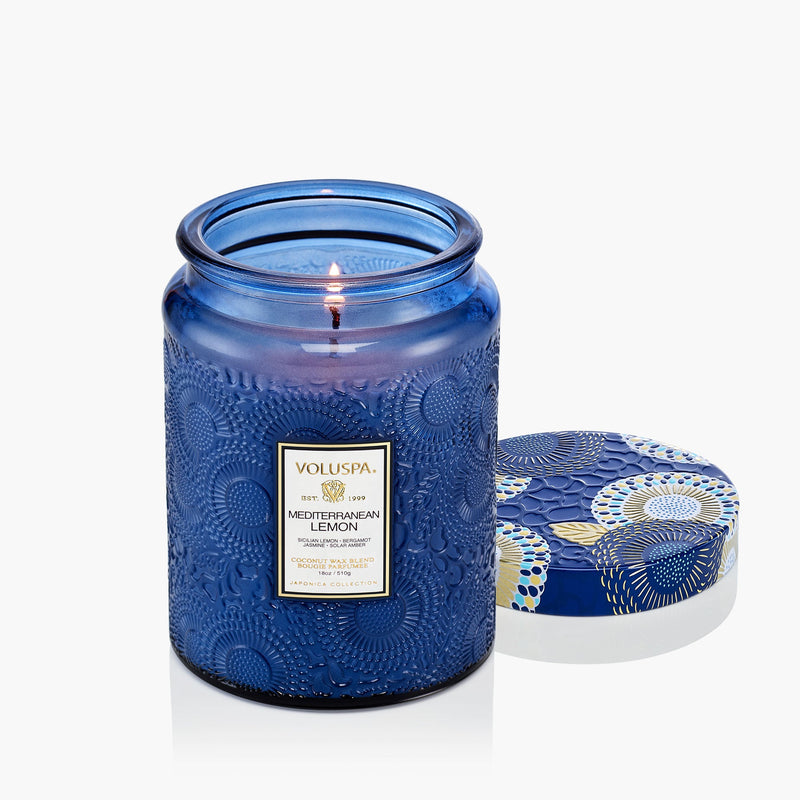 MEDITERRANEAN LEMON LARGE 18oz JAR CANDLE