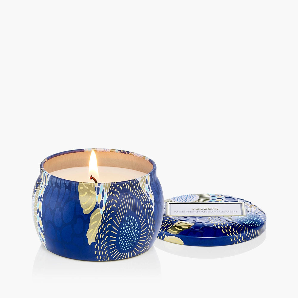 MEDITERRANEAN LEMON MINI TIN CANDLE
