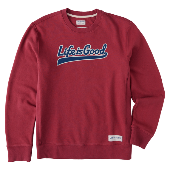 MEN'S LIG BALLYARD SCRIPT SIMPLY TRUE FLEECE CREW