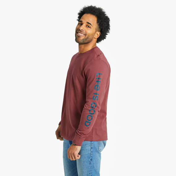 MEN'S LOG ON CAMPFIRE L/S CRUSHER LITE TEE
