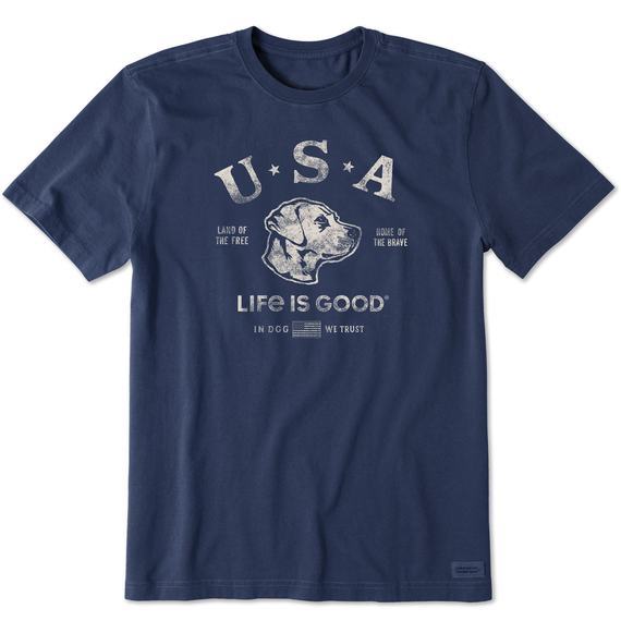 MEN'S LAND OF THE FREE CRUSHER-LITE TEE
