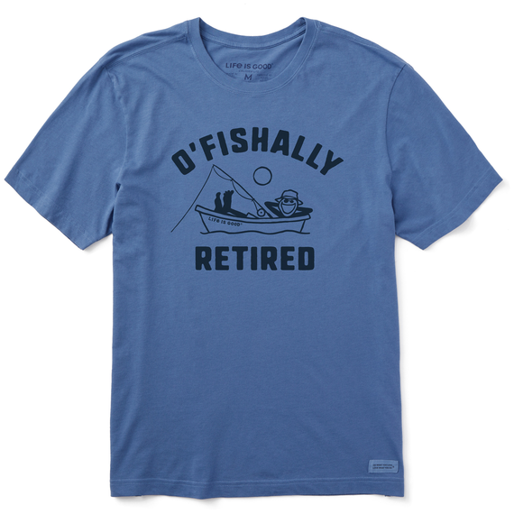 MEN'S O'FISHALLY RETIRED SHORT SLEEVE CRUSHER TEE