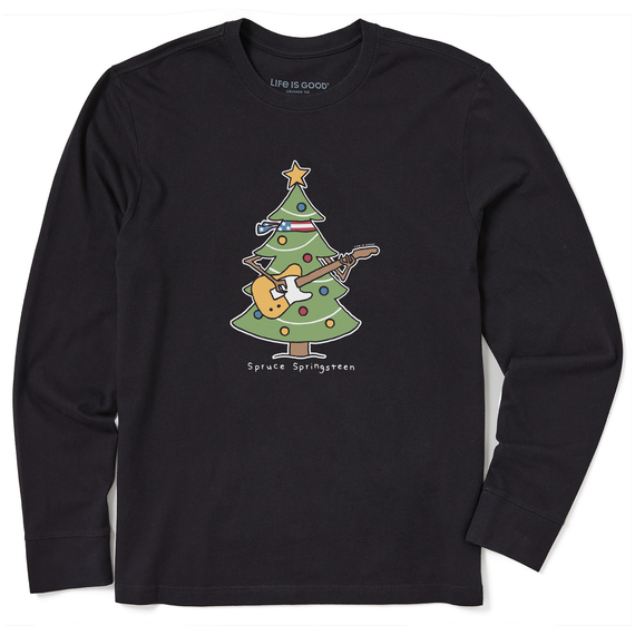 MEN'S SPRUCE SPRINGSTEEN LONG SLEEVE CRUSHER TEE