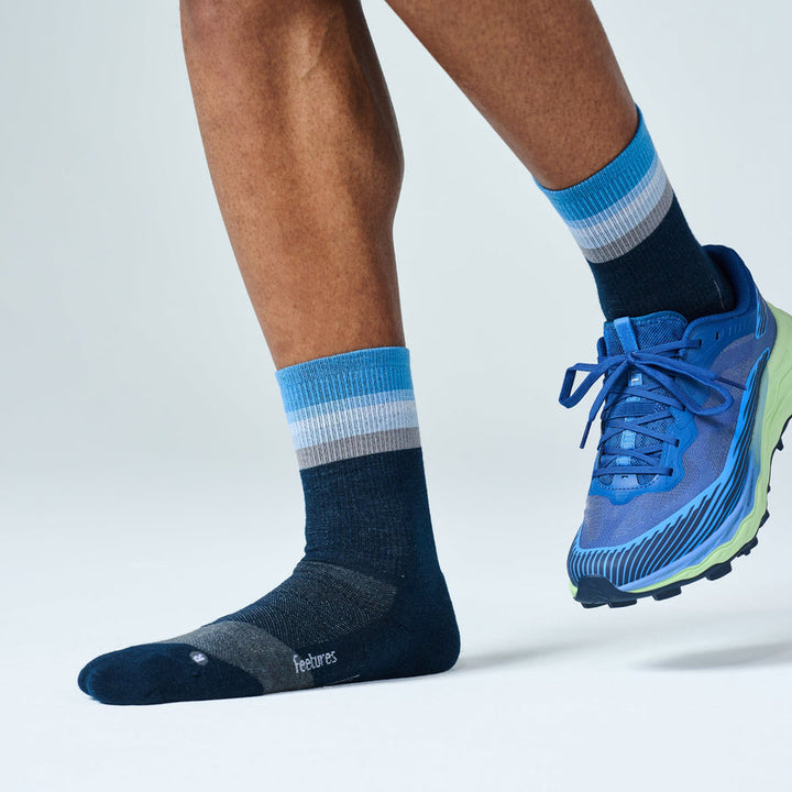RIVERSTONE MERINO WOOL MAX CUSHION MINI CREW SOCKS