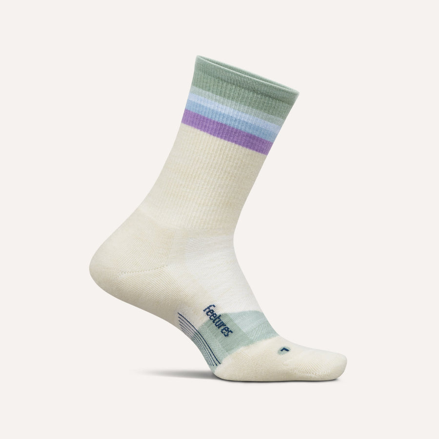 SANDSTONE MERINO WOOL MAX CUSHION MINI CREW SOCKS
