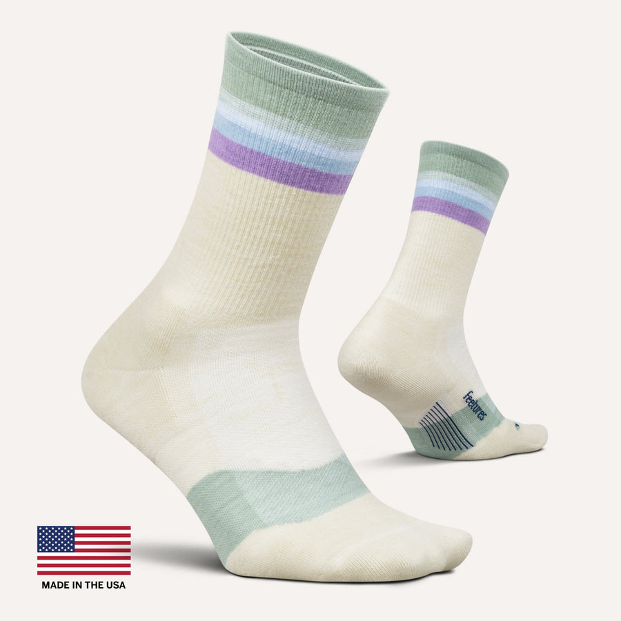 SANDSTONE MERINO WOOL MAX CUSHION MINI CREW SOCKS
