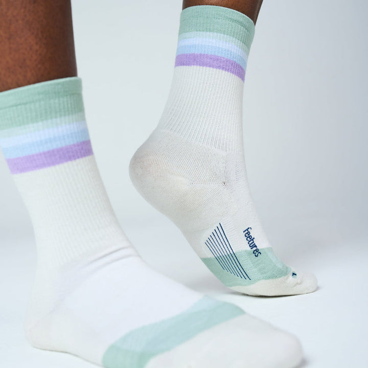 SANDSTONE MERINO WOOL MAX CUSHION MINI CREW SOCKS