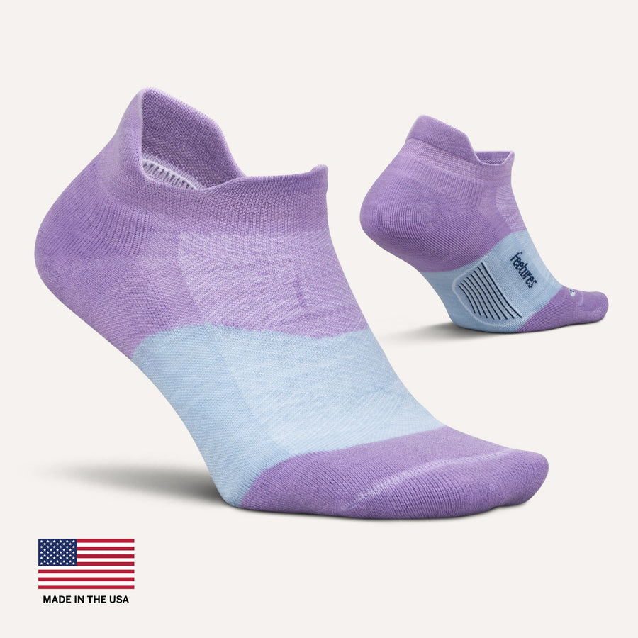 LILAC BLOOM MERINO WOOL MAX CUSHION TAB SOCKS
