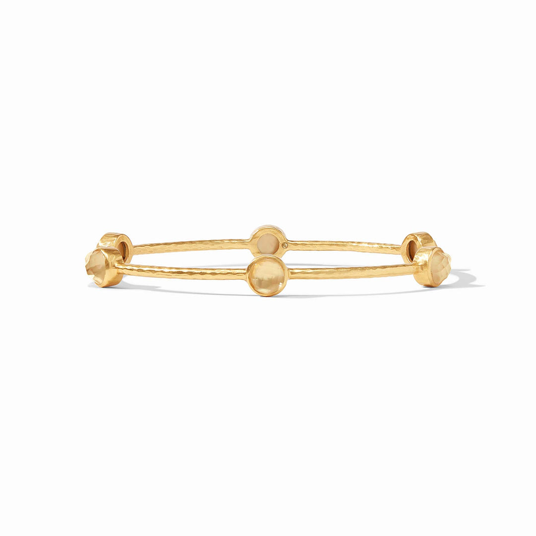 MEDIUM IRIDESCENT CHAMPAGNE MILANO LUXE BANGLE