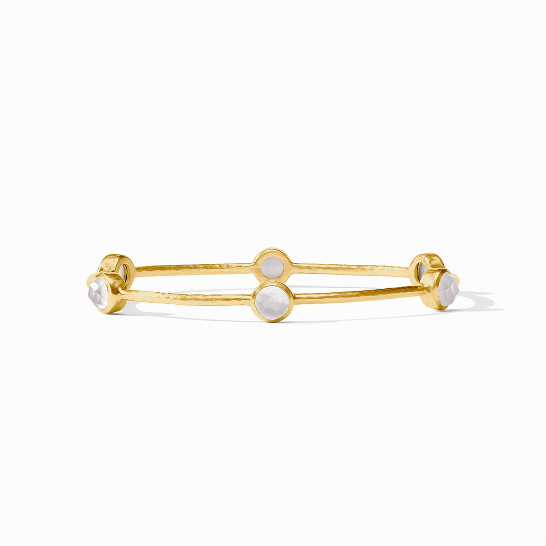 IRIDESCENT CLEAR CRYSTAL MILANO LUXE BANGLE