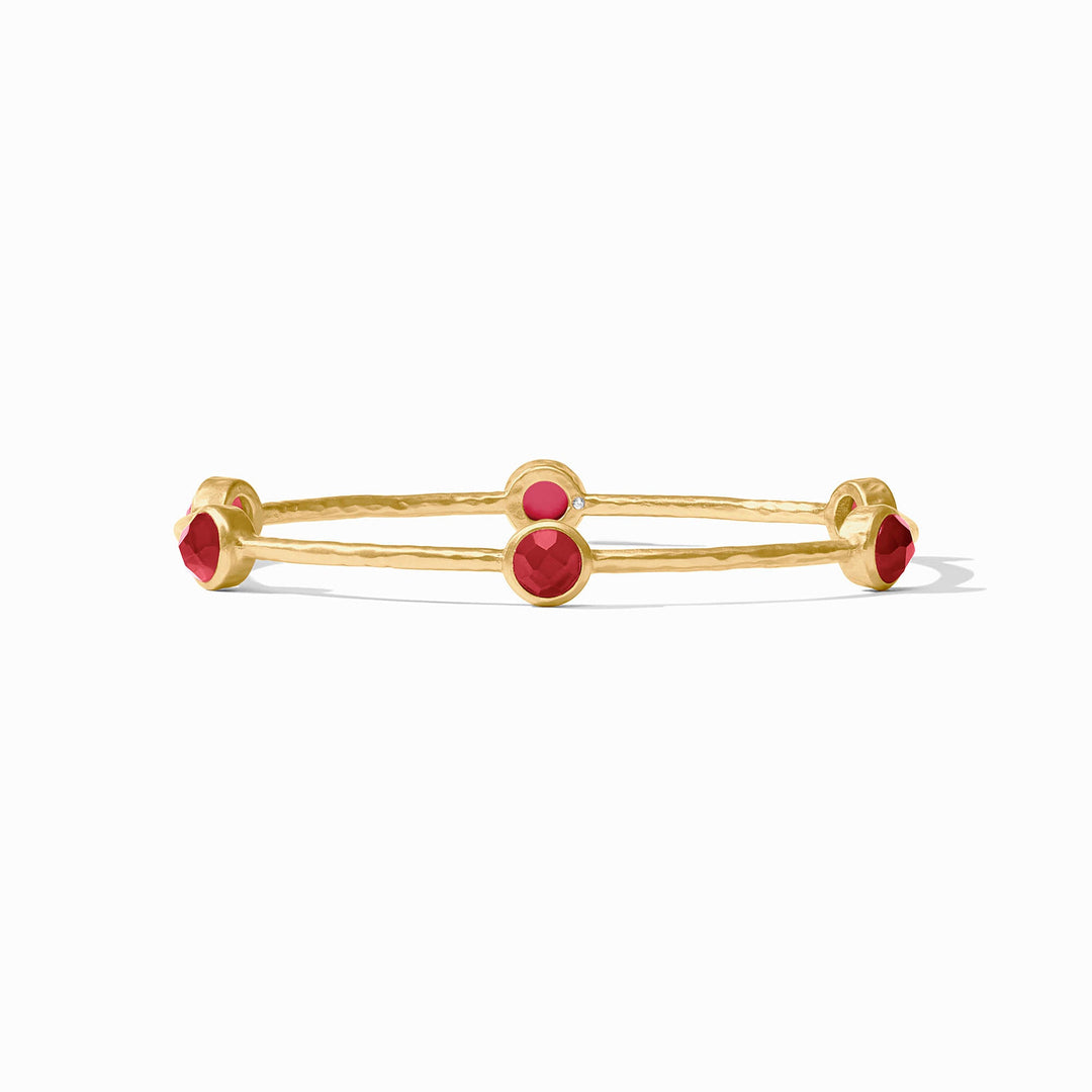 IRIDESCENT RUBY RED MILANO LUXE BANGLE