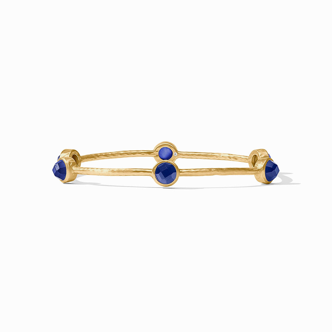 IRIDESCENT SAPPHIRE BLUE MILANO LUXE BANGLE