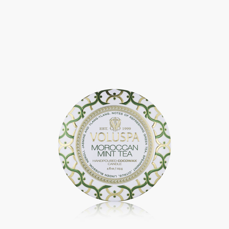 MOROCCAN MINT TEA MINI TIN CANDLE
