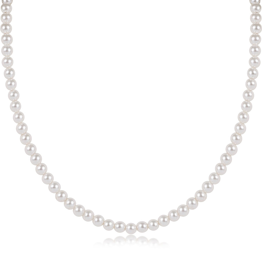 17" CLASSIC PEARL 4MM NECKLACE
